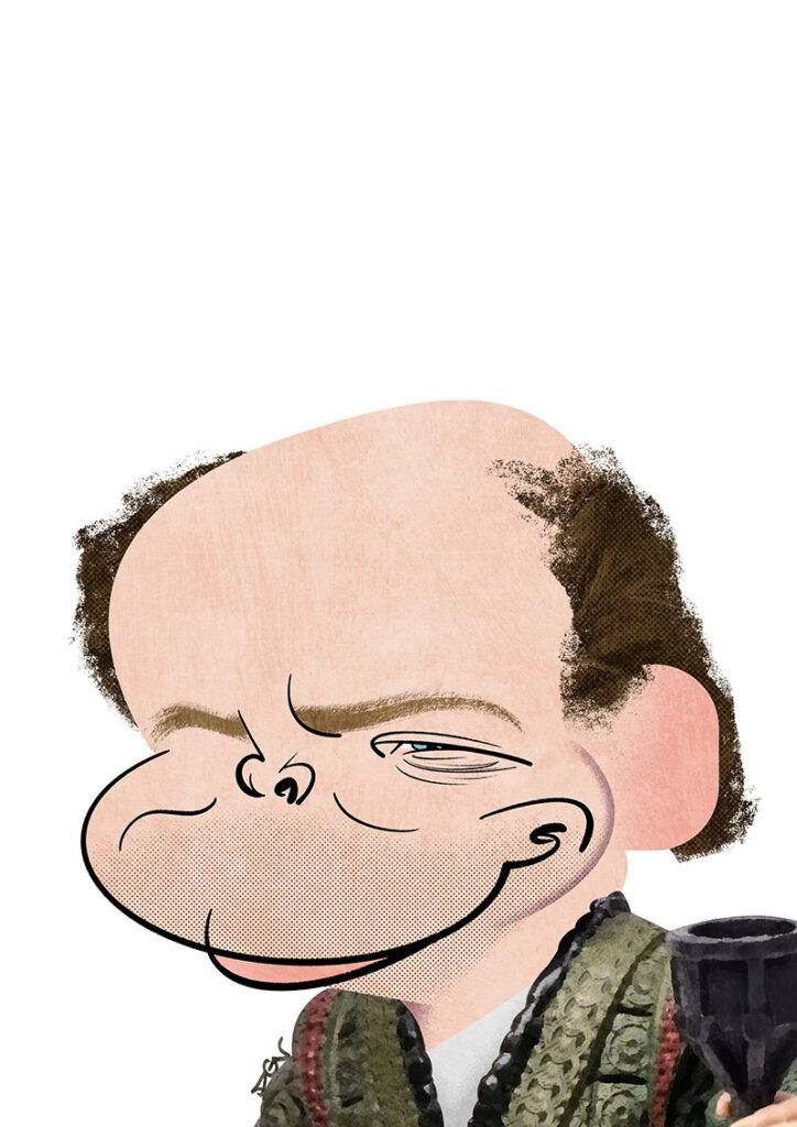 caricatura wallace shawn vizzini princesa prometida